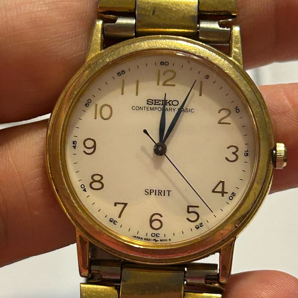 Vintage Seiko Spirit Gold-Tone Watch